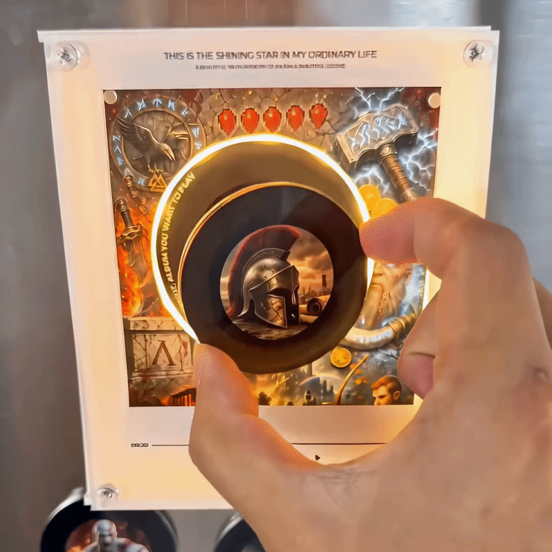 GOD OF WAR-Vinyl Frame