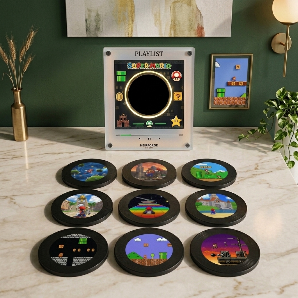 Mario Vinyl Frame